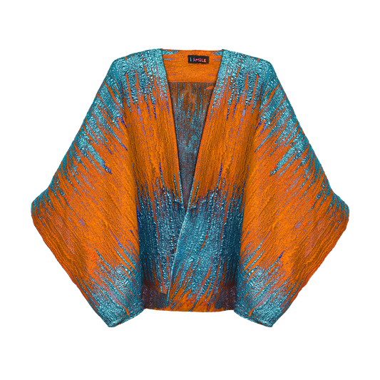 BLUE MANDARIN JACKET